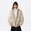 Men's American Style Fur Collar Winter Jacket - High Street Fashion Warm Hooded Cotton Coat