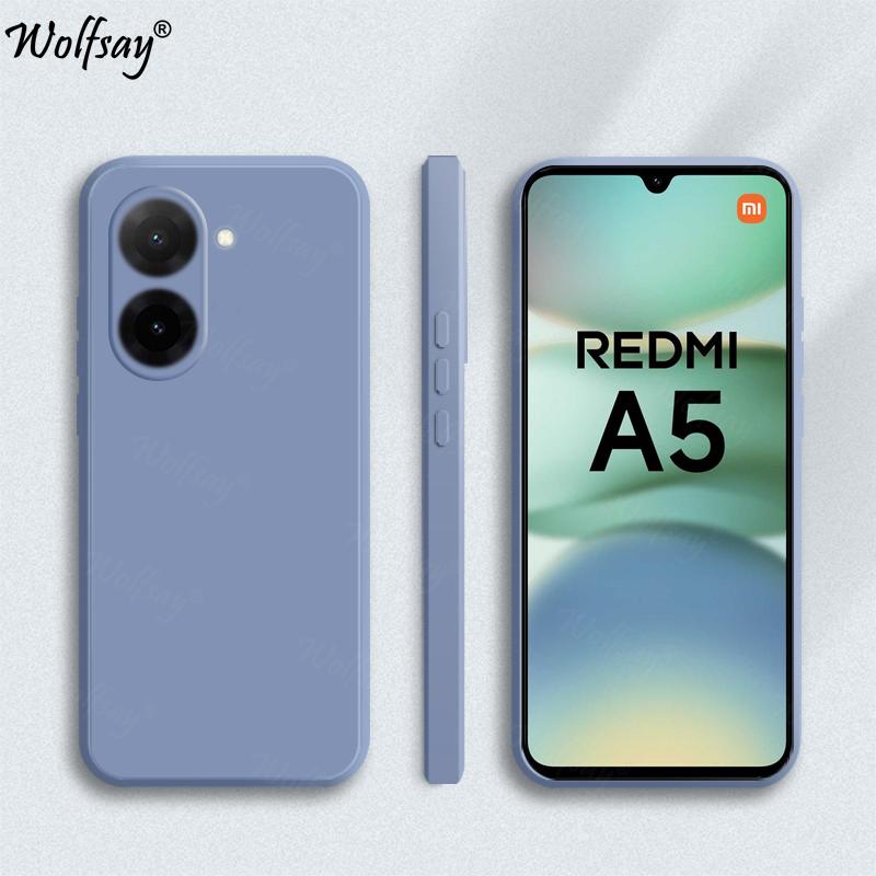 Candy Case For Xiaomi Redmi A5 Case Anti-knock Soft Original Liquid Silicone Back Cover For Redmi A5 Case For Redmi A5 6.88 Inch