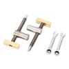 Woodworking Desktop Clip Stainless Steel Brass Block Bench Dog Clamp Workbench Fast Fixed Clip