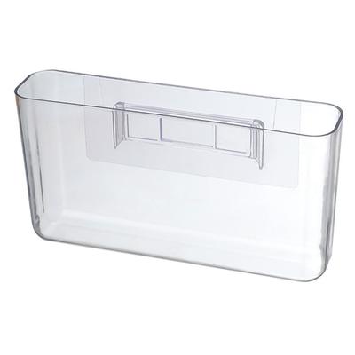 Wandmontierter Aufbewahrungs-Organizer-Box Punch Stark klebender transparenter Wandtelefonhalter für Wohnheim