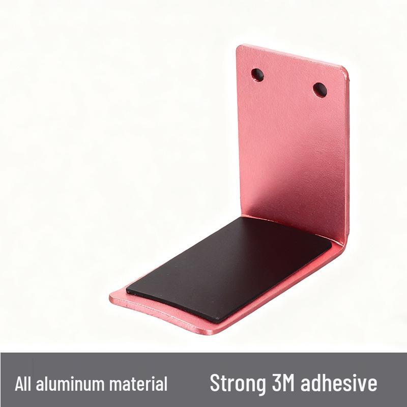 Aluminum Alloy Wall-Mount Headphone Stand with Tray and Hook Shelf