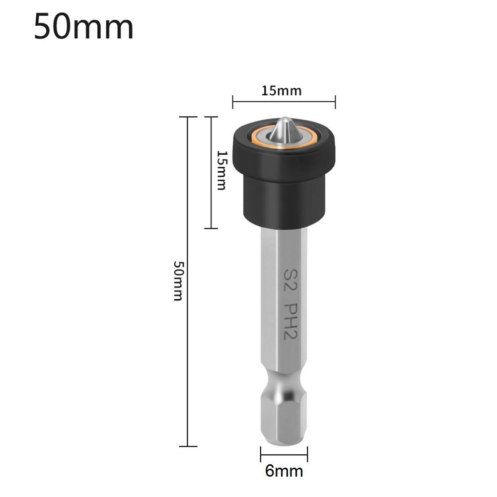 

1 шт./2 шт. Насадки для отвертки 25 мм/50 мм Аксессуары Черный+Серый