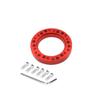 Novo Cubo de Volante Espaçador de 1/2 PO Kit de Cubo de Volante Adaptador Espaçador 13mm Placa Adaptadora de Volante de Carro com 24 Furos