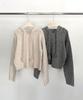 Baseukala Sophie Knit Hoodie (2Colors)