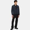 STONE ISLAND Ss24 Nylon Metal Lightweight Solid Color Polo Collar Single Pocket Logo Long Sleeve Jacket Men Jackets Gray Blue 801511219-V0024