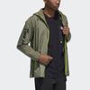 Adidas Outdoor Sports Casual Hooded Jacket Men Jackets Green HB8916