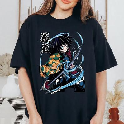 Anime tričko Demon Slay Giyu Kimetsu no Yaiba Demon Anime tričko