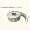 Galvanized Metal Tube Strap Hanger Accessories Repair Perforated for Hanging Sturdy