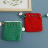 Coin Purse Christmas Drawstring Crochet Wallet Change Purse For Change Money Cash Jewelry Lipstick Earbuds Shopping