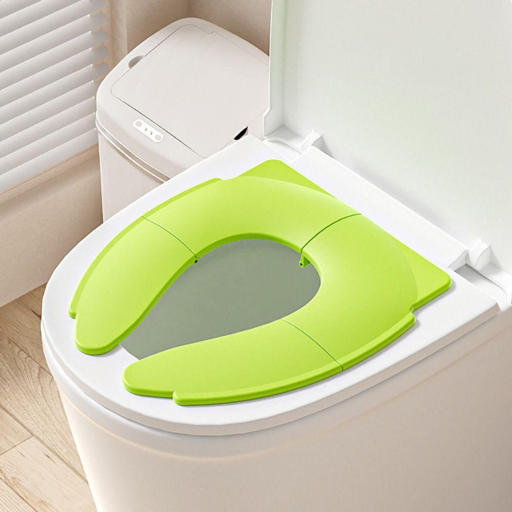 Einfarbiges Baby-Reise-Toilettensitz-Kissen faltbar für Kinder Urinalkissen für 0-7 Jahre