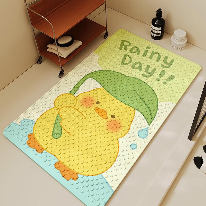 Ruien Bathroom Non-Slip Mat, Children And Elderly Bathing Anti-Fall Floor Mat, Shower Room Foot Mat, Bathroom Floor Mat