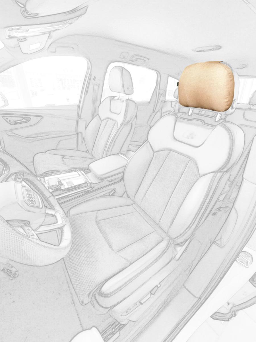 

Ekkoseat headrest cushion. Volume-frame. бежевий