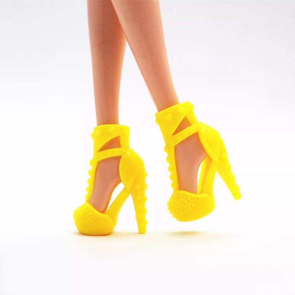 Puppenzubehör 1/6 Puppenschuhe 30cm Figur Puppensandalen Neue High Heels Schuhe Puppenzubehör