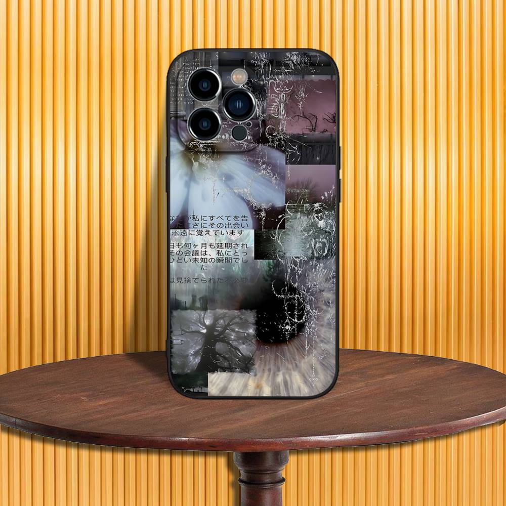 Gotische Coquette Cyber Sigilism Handyhülle Für iPhone 16,15,14,13,12,11,Pro,Max,Plus,X,XS,SE4,E,Mini,Weiche Schwarze Hülle