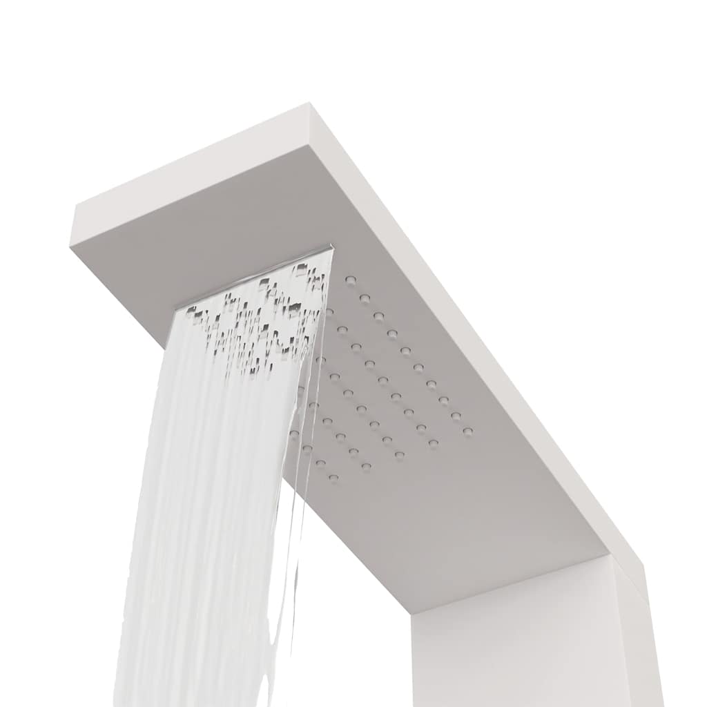 Vidaxl Panel Prysznicowy, Aluminiowy, Biały