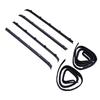 Front Door Window Weatherstrip Kit 15569071 Sweep Felt Trim Run Channel Replacement for C1500 C2500 C3500 K1500 00 K3500