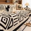 Anti-slip Bohemian Style Sofa Protector Geometric Pattern Couch Cover Luxury Sofa Cover  Apartment