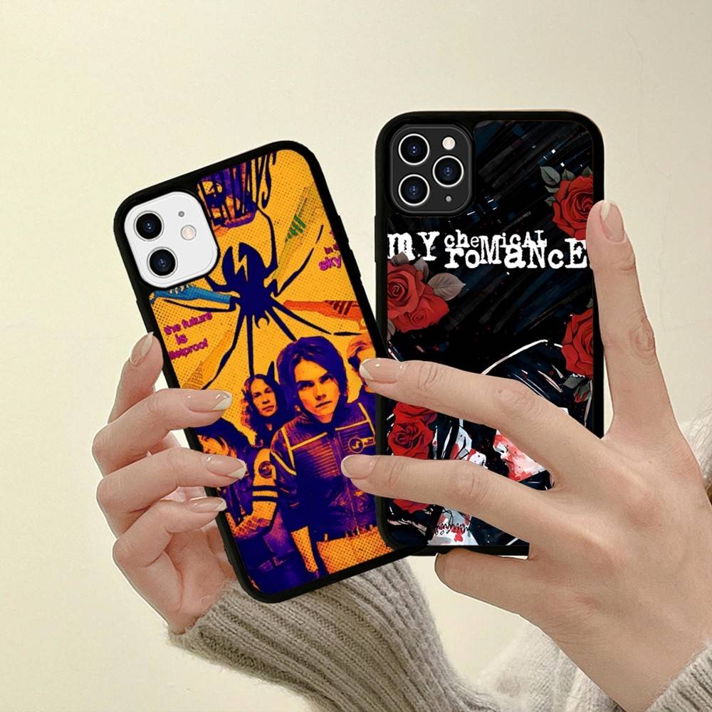Indie Rock Band My C-Chemical R-Romance Phone Case Wireless Charging PC+TPU For IPhone 11 12 13 14 15 16 17 Pro Max Plus Case