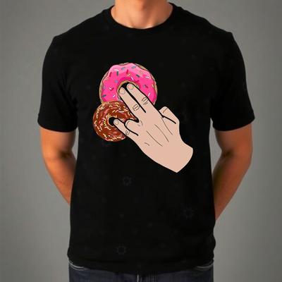 Dunking Donuts Two In Pink One In Stink Sarcastic Rude Funny Gift Tee T-Shirt