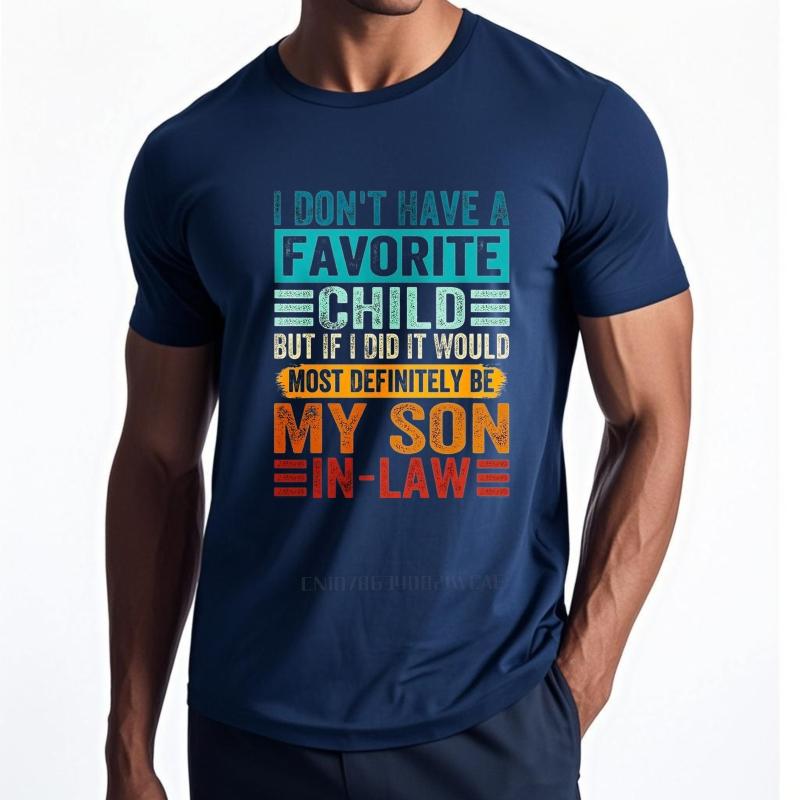 Vintage Sommer Unisex T-Shirt Ich habe kein Lieblingskind, aber wenn ich eines hätte, wäre es definitiv mein Schwiegersohn Kurzarm