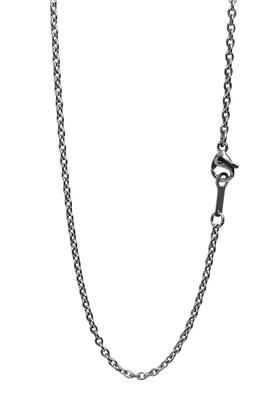 Azuki Chain Length Width Made In Japan Titanium Necklace Chain Necklace Chain Chain Only [Shinjuku Ginnokura] 40-60cm (50cm) 1.9mm Women's Men's