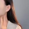 Small Fresh Heart-shaped Flower Earrings for Women