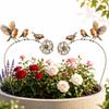 Metall Rotkehlchen Gartenstecker Rotkehlchen Vogel Pflanzenstecker Neuer Vogel Gartenstecker Blumentopf Dekoration