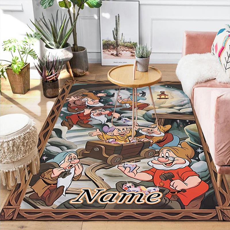 Custom 1Pc Grumpy Dopey'S Adventure Rug Office Carpet Indoor Outdoor Entrance Doormat Nonslip Soft And Comfortable Living Room D916240