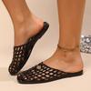 Anti-slip Shoes with Hollow Transparent Breathable Flat Sole New Style Shoes