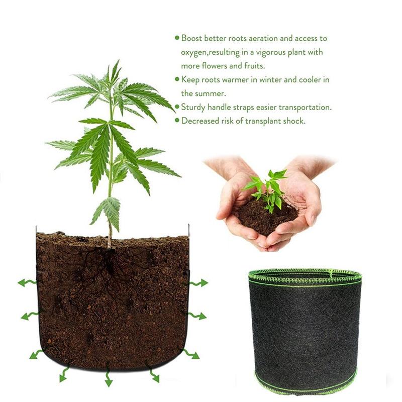 3 galonowe torby do uprawy roślin Doniczki na drzewa Doniczki Sadzenie tkanin Narzędzia ogrodowe Torba do uprawy Sadzarka do warzyw owocowych