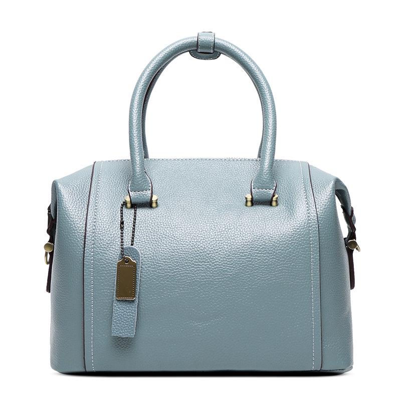 Summer New Lychee Pattern Women's Bag Trendy Solid Color Versatile Handbag Single Shoulder Oblique Span Bag