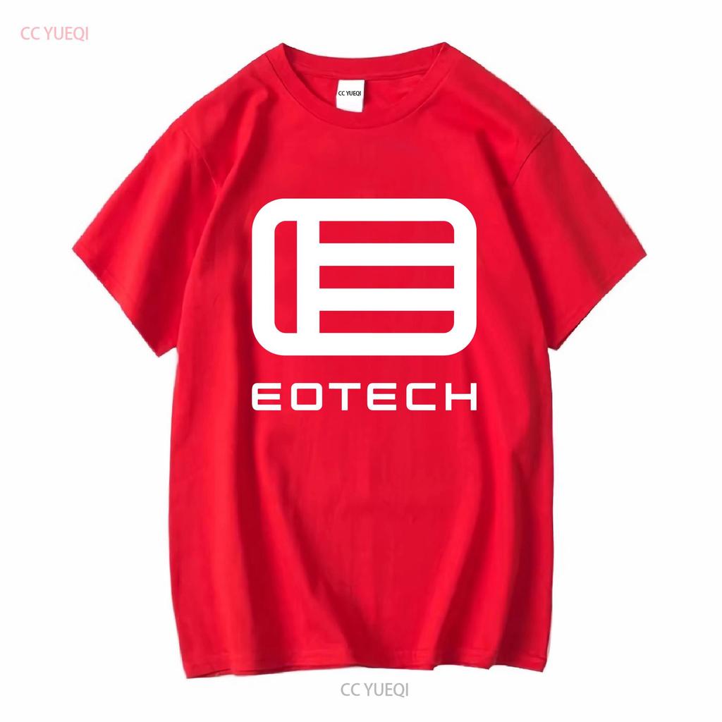 Hot Item Eotech Logo T Shirt Heavy Cotton MANY COLORS Vintage Washed Stretched Designer Clothes Soft Casual Homme Streetwear