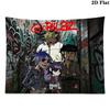 Gorillaz Wall Tapestry Aesthetic Wall Hanging Printed Fabric Blanket Decorative Tapestries for Bedroom Living Room Home Decor