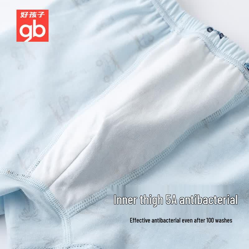Goodbaby Kids' 7A Antibacterial Cotton Boxer Briefs