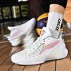 Glow-in-the-dark basketball shoes men's mesh breathable women's shoes Low-top men's shoes cushioned wear sports shoes