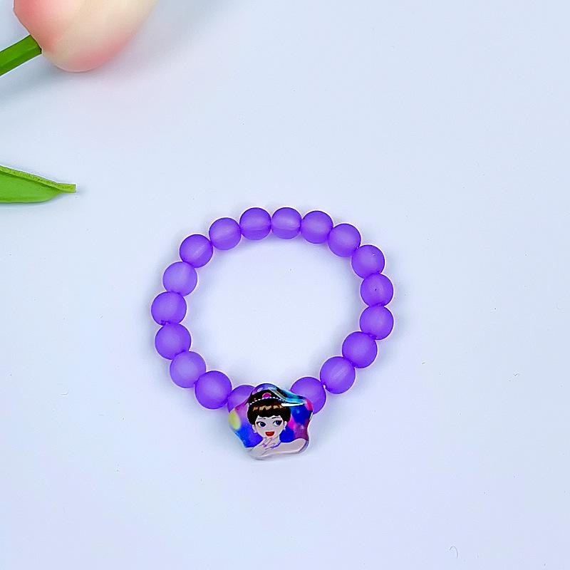 Cartoon Mermaid Pendant Beaded Bracelet for Girls