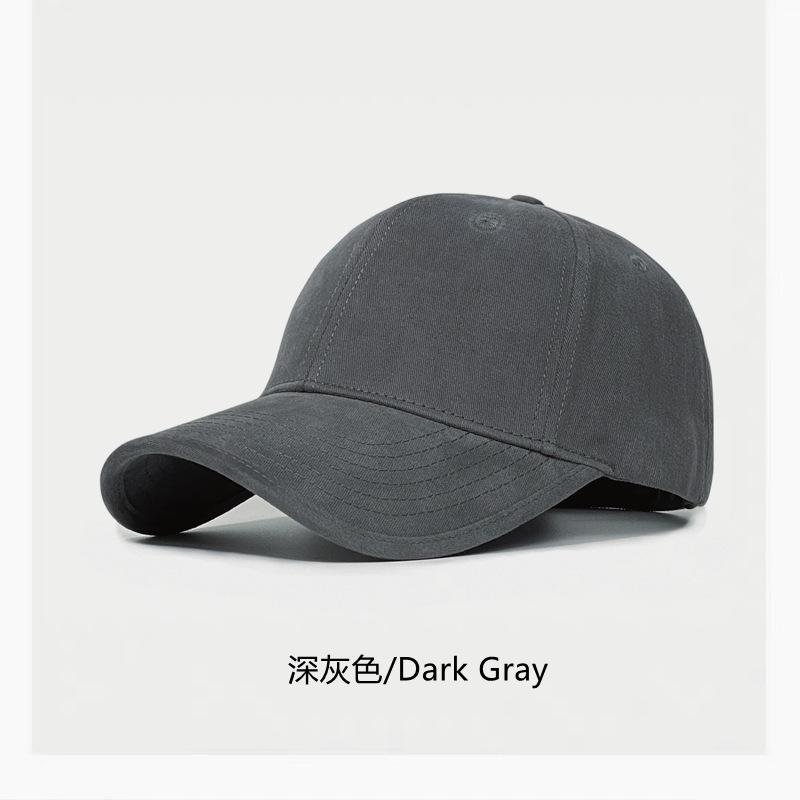 German spring sunscreen cap men's texture polished baseball cap deepened hard top stylish face small hat men