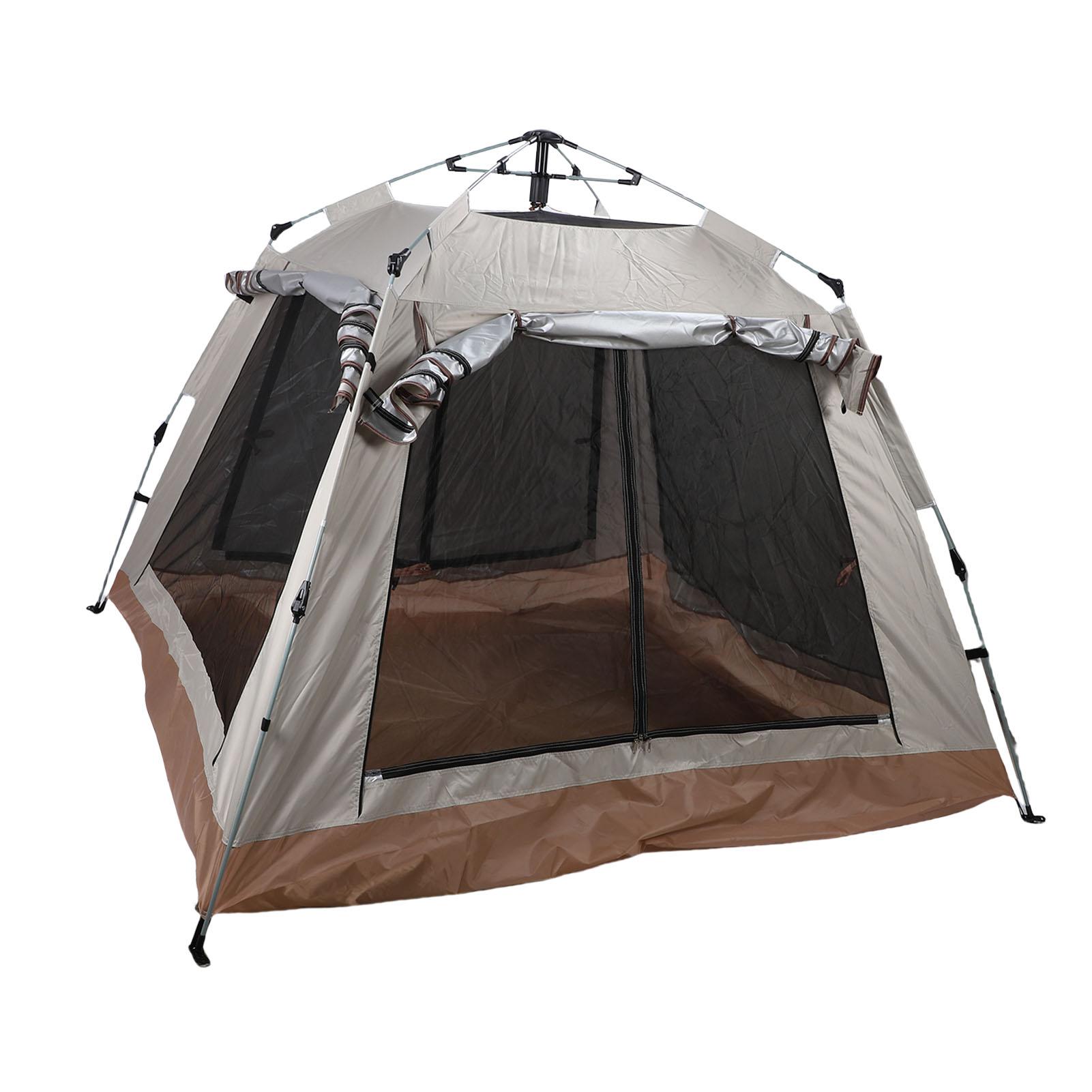 sy Up Tent 210D Oxford Cloth Rainproof Sun Proof Portable Automatic Setup Camping Tent for Backyard Picnic Bch