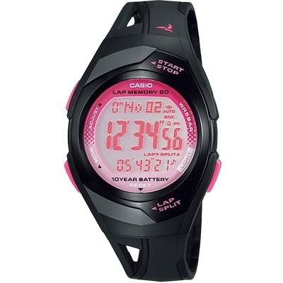 STR-300J-1BJH [PHYS] Round Watch Black Resin Digital
