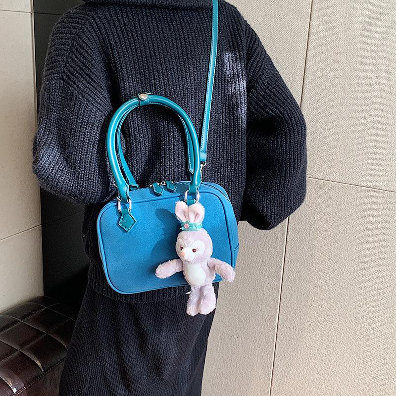 This Year's Trending 2025 Women's Frosted All-Match Crossbody Handbag - Small Square Design