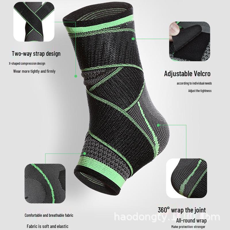 Unisex Compression Ankle Support Wrap for Sprain Recovery