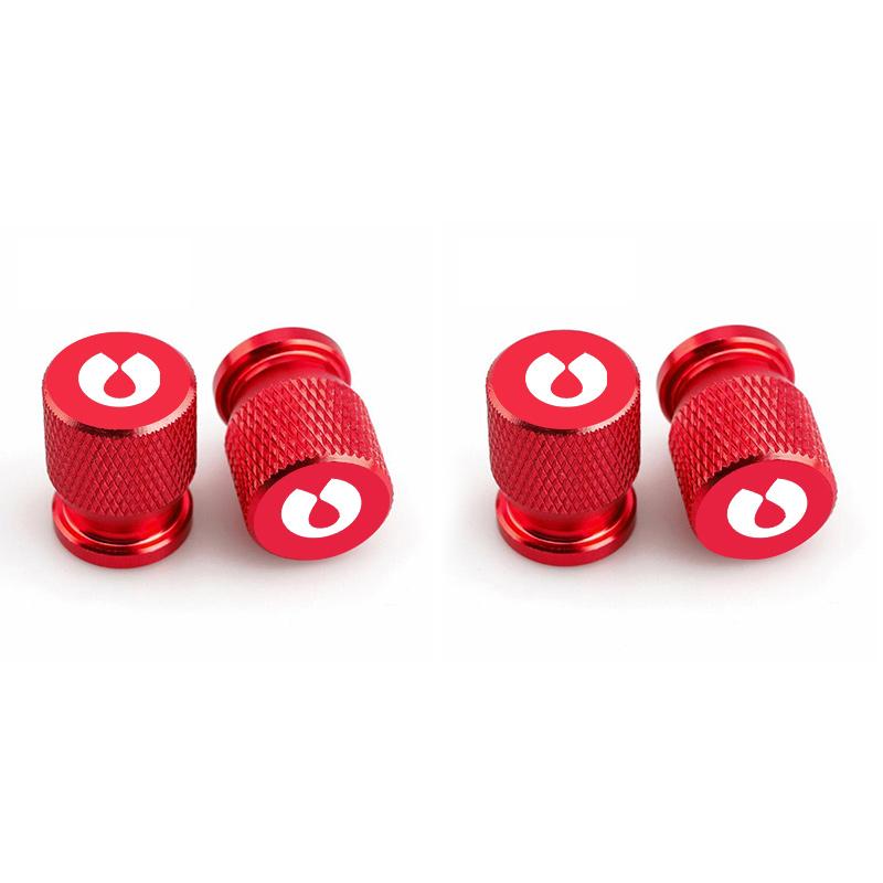 4PCS Alloy Car Tire Valve Caps for Bronco Anti Dust Valve Air Stem Cover For Denza D9 N7 X N8 Auto Rear View Rainy Shield Guard