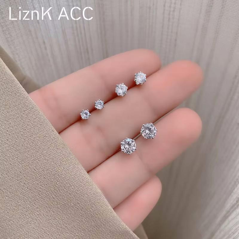High-End 925 Sterling Silver Pearl Zirconia Earrings for Women - Cool Forest Style