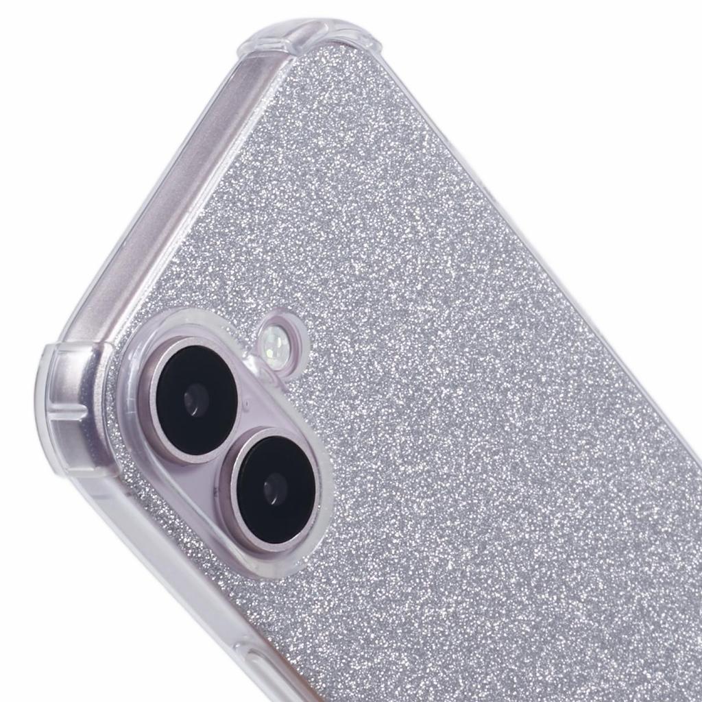 Für iPhone 16 Hülle Verstärkte Ecken Weiche TPU Schutzhülle mit Karte Papier