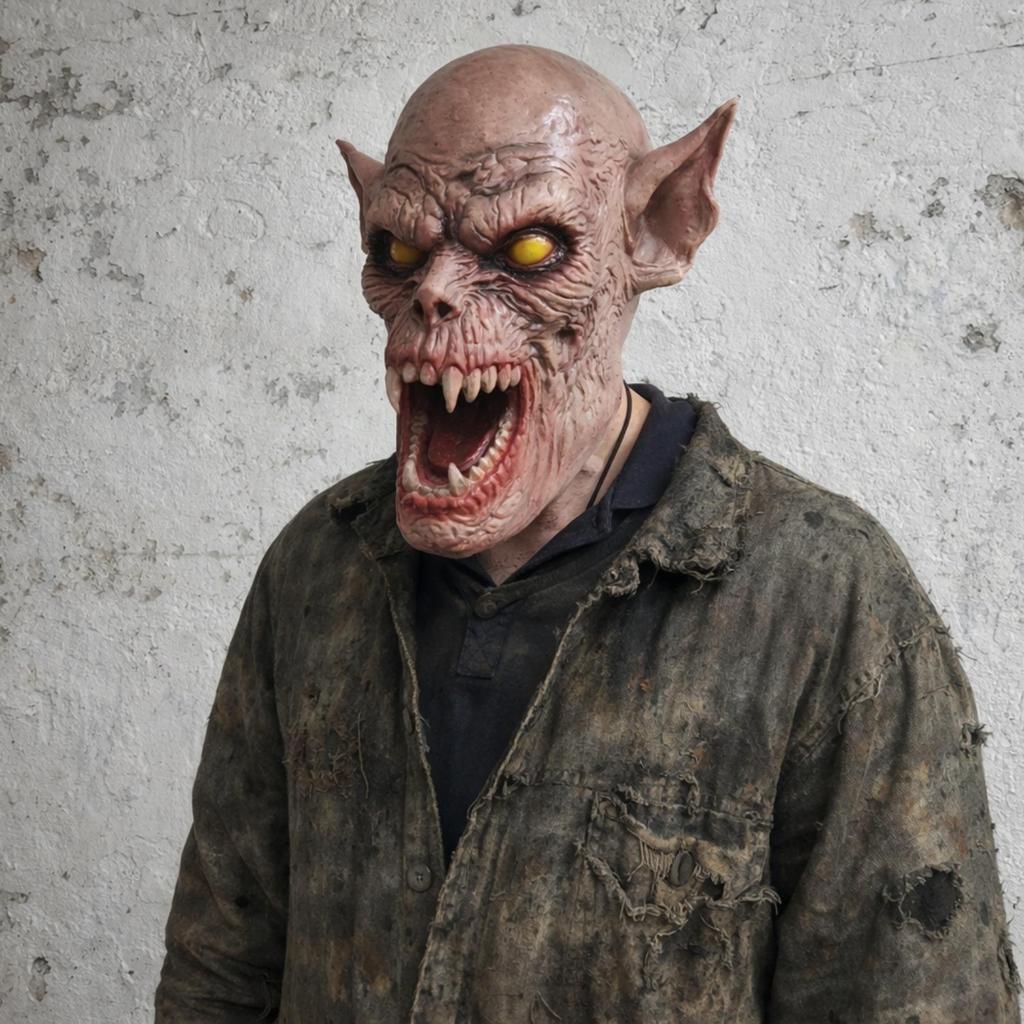 Horrorowa Lateksowa Maska Wampira