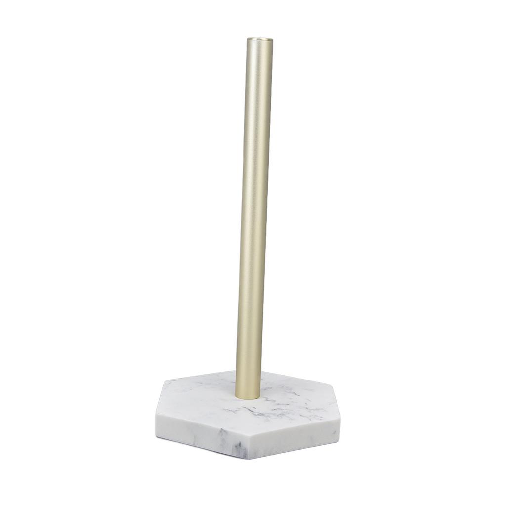Papierhandtuchhalter Simulation Marmor Stehend Multifunktional Küchenpapierhalter Ständer für Büro Küche Badezimmer
