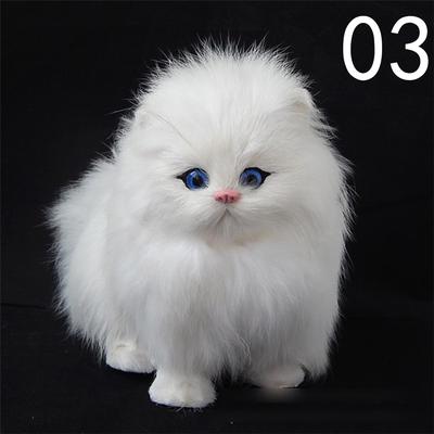 Funny Cute Toy Simulated Cat Will Call Garfield With Sound For Kid