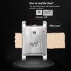 Leather Strap Square Wristwatch Alloy Case Business Watch New Men's Wristwatch  Daily Wear