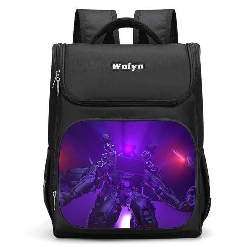 Trendy Oxford Cloth Backpack For Elementary School Students Large Capacity Design