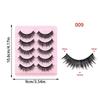 5 Pairs Of Stage Performance Eyelashes Natural Thick Artificial Cross Fairy Hair Eyelashes